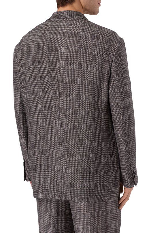 Пиджак из вискозы Giorgio Armani GM002475/TE17944 Серый  GM002475/TE17944 Фото 4