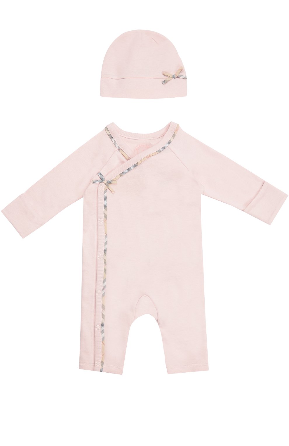 Пижама в комплекте с шапкой и нагрудником BURBERRY, арт. 4037577, фото 2