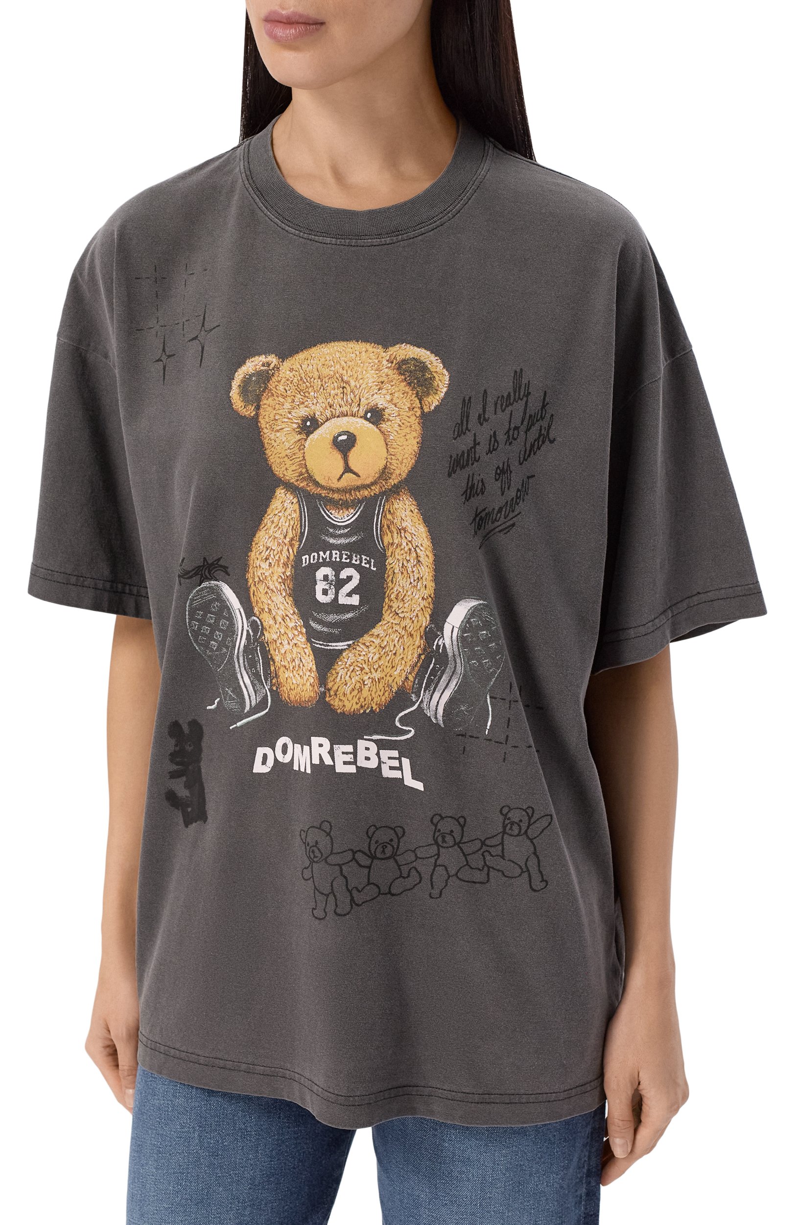 Хлопковая футболка DOMREBEL, арт. PLAY SKETCH/T-SHIRT, фото 3