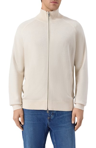 Кардиган из хлопка и шерсти BOSS, арт. 50543150, фото 3