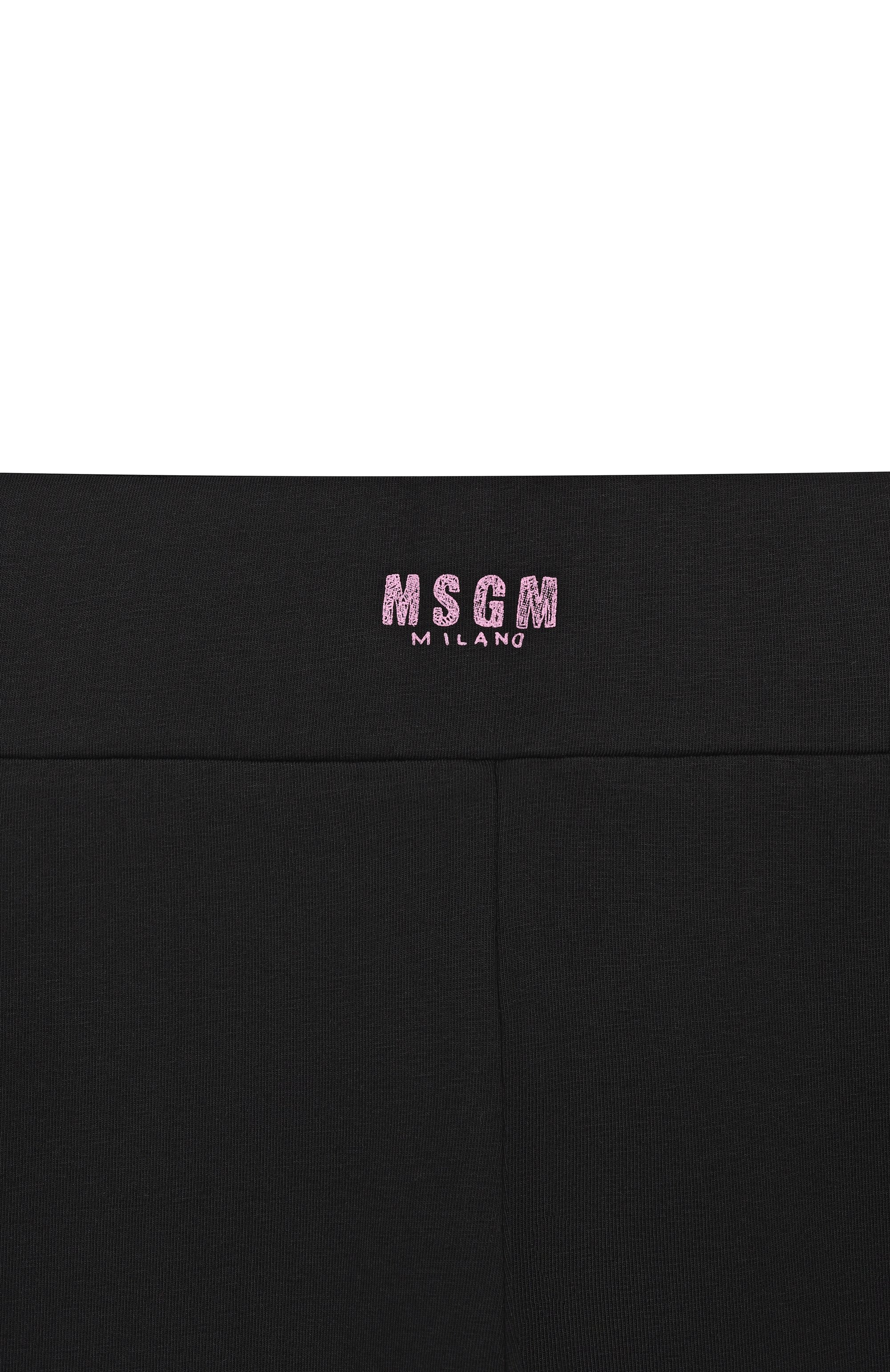 Хлопковые брюки MSGM KIDS, арт. S6MSJGPA071, фото 3