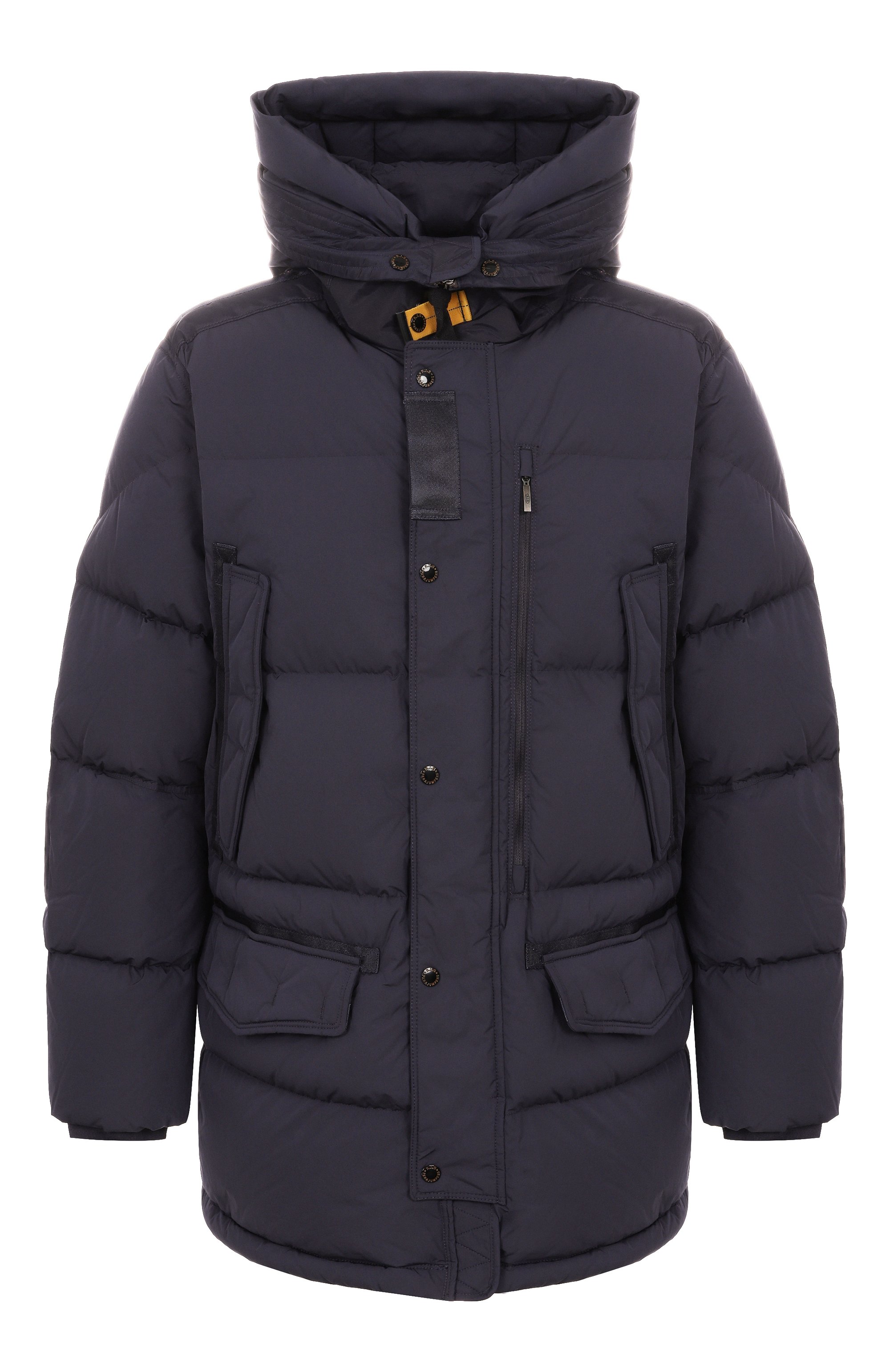 Пуховик PARAJUMPERS темно-серого цвета по цене 127500 руб., арт. 25WMPMPUHF03, фото 1 Пуховик PARAJUMPERS, арт. 25WMPMPUHF03, фото 1