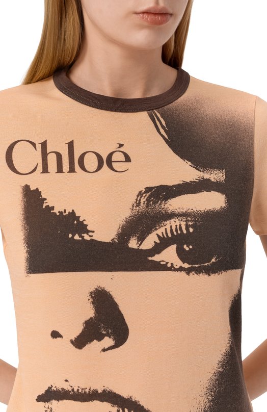Футболка Chloé CH25UJH11189 Оранжевый  CH25UJH11189 Фото 5