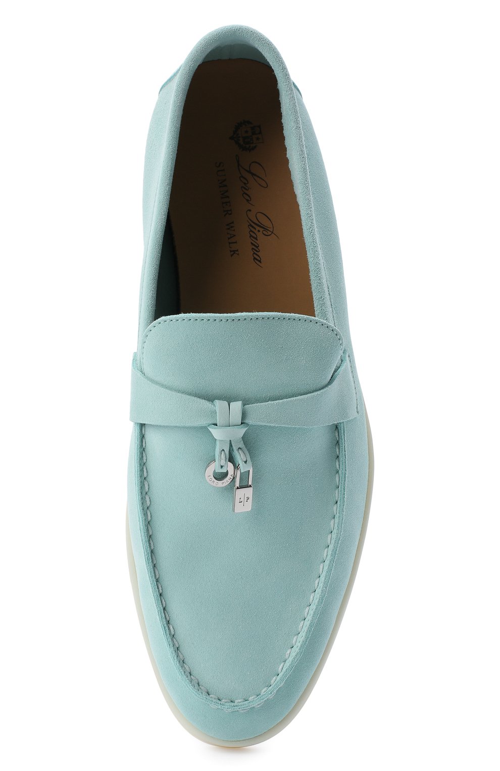 Замшевые лоферы summer charms walk LORO PIANA, арт. FAE5444, фото 5