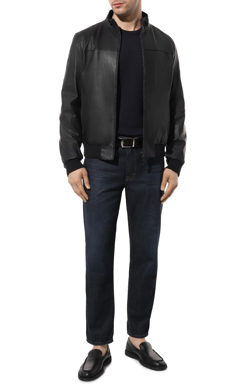 Джемпер изо льна и шелка GIORGIO ARMANI, арт. 3DSMB2/SMB2Z, фото 2