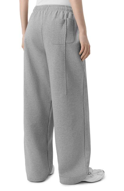 Хлопковые брюки VETEMENTS ME76SP208G/1302 M0LLET0N Серый  ME76SP208G/1302 M0LLET0N Фото 4