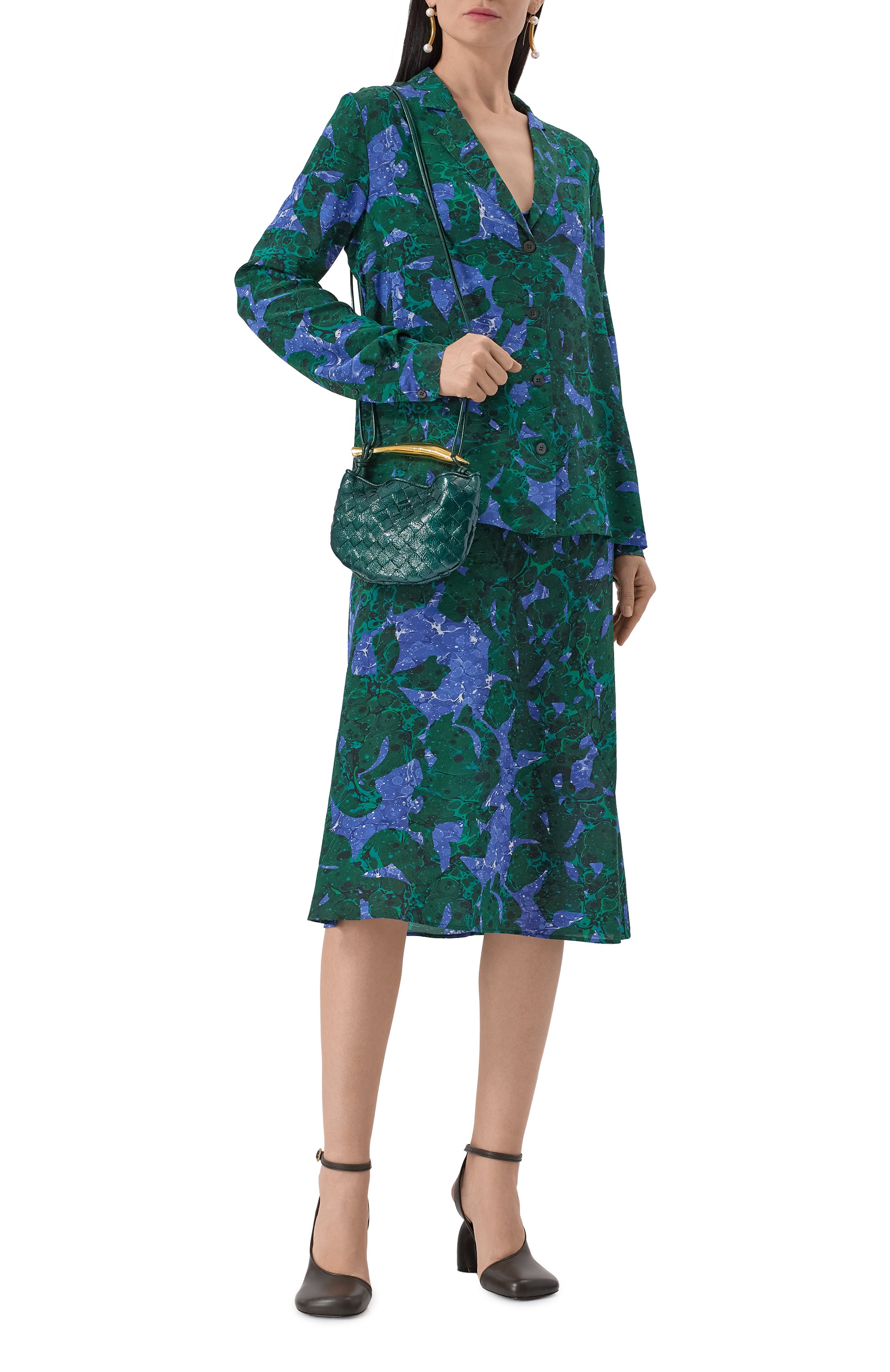 Шелковая рубашка DRIES VAN NOTEN, арт. 251-010703-1082, фото 2