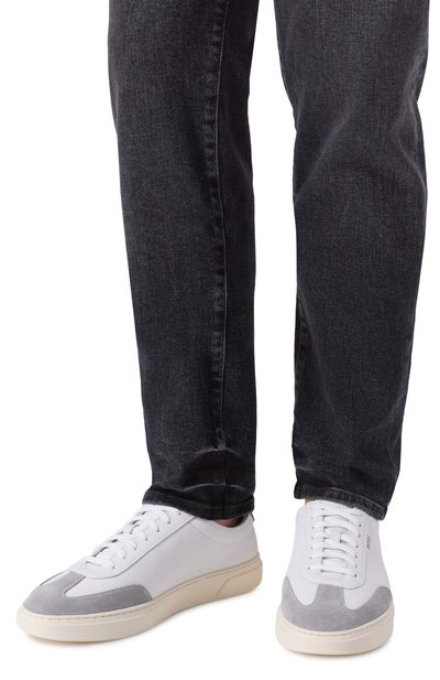 Кожаные кеды kieran BOSS белого цвета по цене 26950 руб., арт. 50552852, фото 3 Кожаные кеды kieran BOSS, арт. 50552852, фото 3