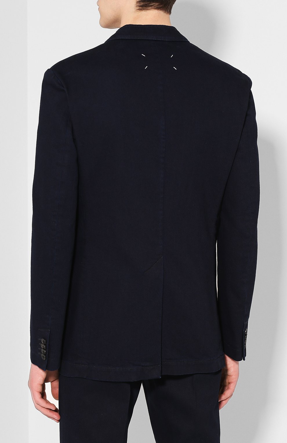 Хлопковый костюм MAISON MARGIELA темно-синего цвета по цене 177000 руб., арт. S30FT0121/S30682, фото 3 Хлопковый костюм MAISON MARGIELA, арт. S30FT0121/S30682, фото 3