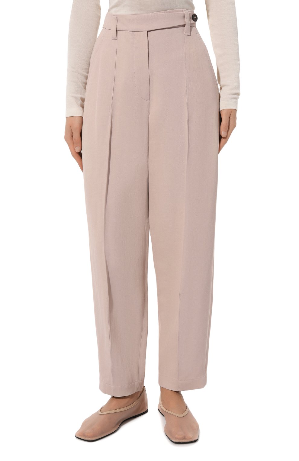 Брюки из вискозы и льна BRUNELLO CUCINELLI, арт. MH579B1297, фото 3