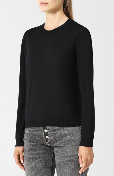 Однотонный пуловер из смеси кашемира и шелка REDVALENTINO, арт. QR3KC04L/1W7, фото 3