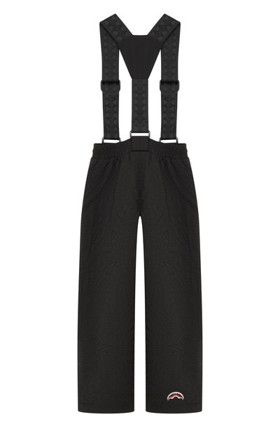 Утепленные брюки SPRAYGROUND, арт. SPY1571/BLACK PUFFER M0N0GRAM PADDED PANTS