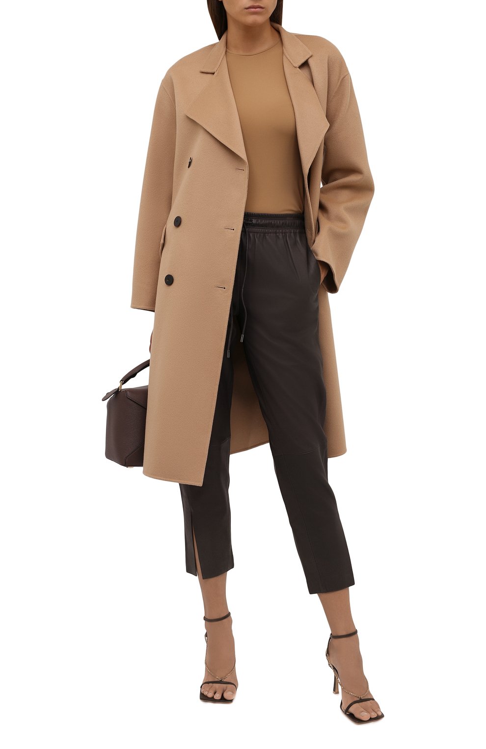 Кожаные брюки THEORY, арт. L0600203, фото 2