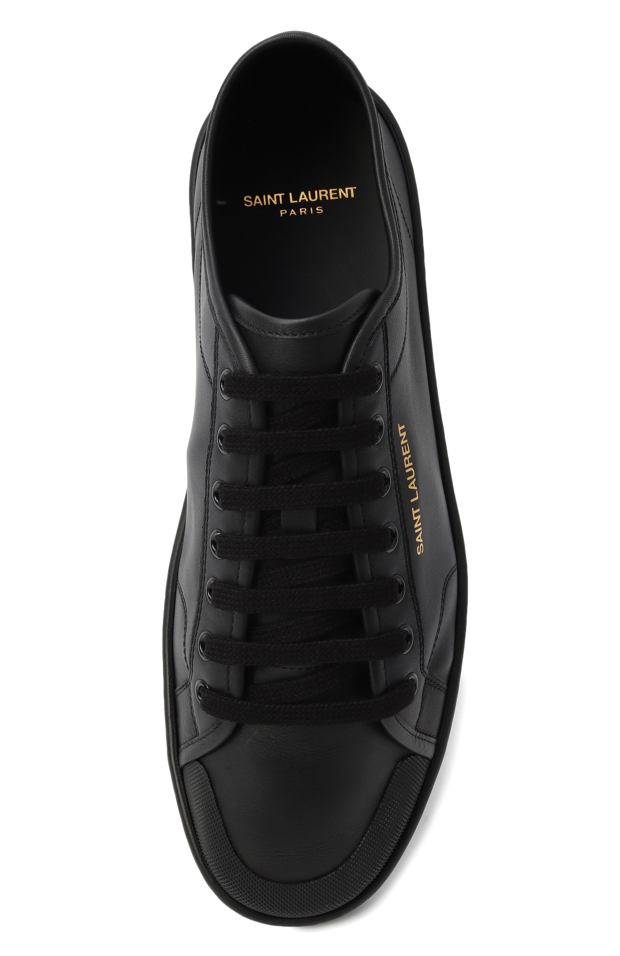 Кожаные кеды SAINT LAURENT, �арт. 820087/00N00, фото 6