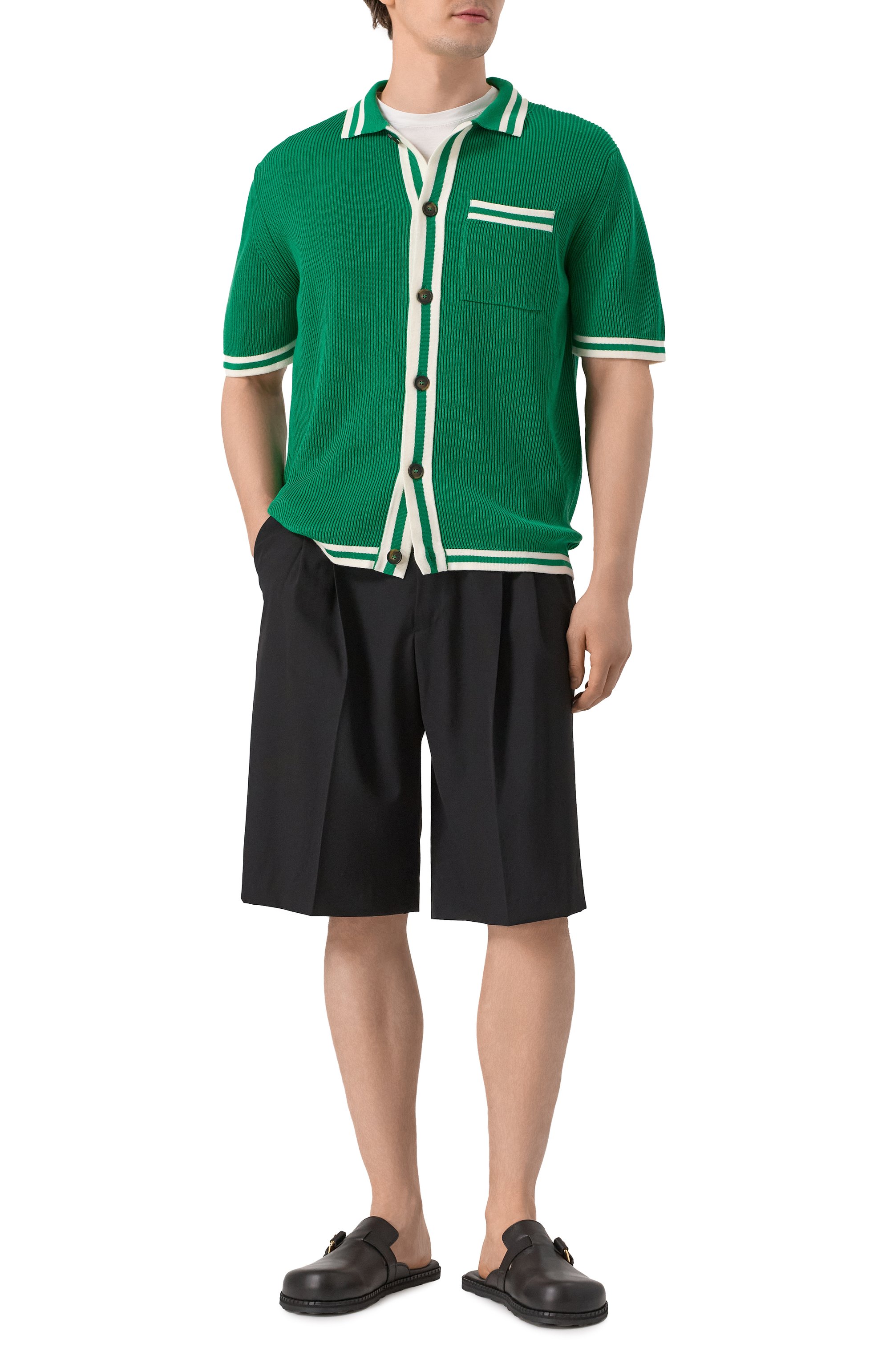 Шерстяные шорты DRIES VAN NOTEN, арт. 251-020935-1063, фото 2