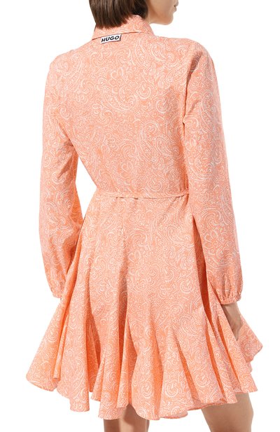 Хлопковое платье HUGO, арт. 50495056, фото 4