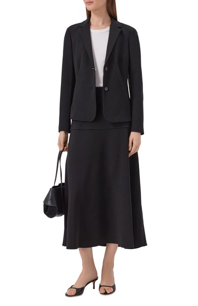 Юбка THEORY черного цвета по цене 59950 руб., арт. Q0109307, фото 2 Юбка THEORY, арт. Q0109307, фото 2