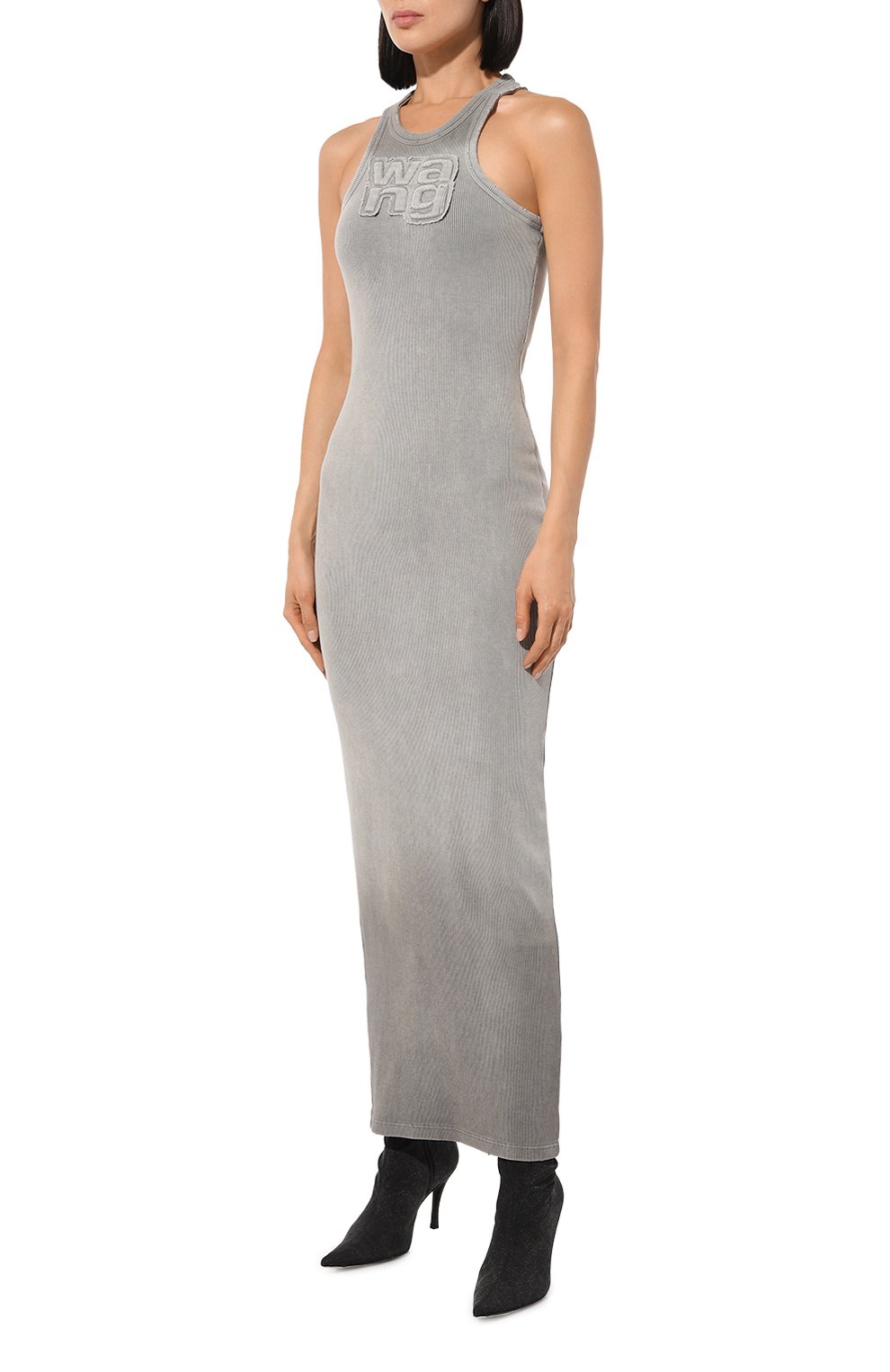 Хлопковое платье ALEXANDERWANG.T, арт. 4CC3246257, фото 3