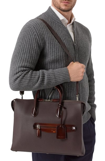 Мужская портфель SANTONI, арт. UFBGA2645BS-ACSU