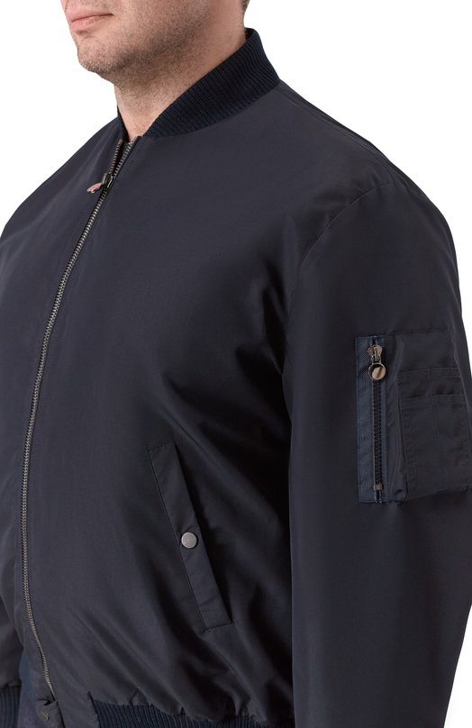 Бомбер Kiton UW2367V0827H Синий  UW2367V0827H Фото 5