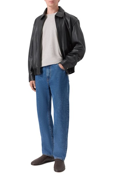 Мужские кожаные слиперы BOTTEGA VENETA, арт. 855192/V66L0