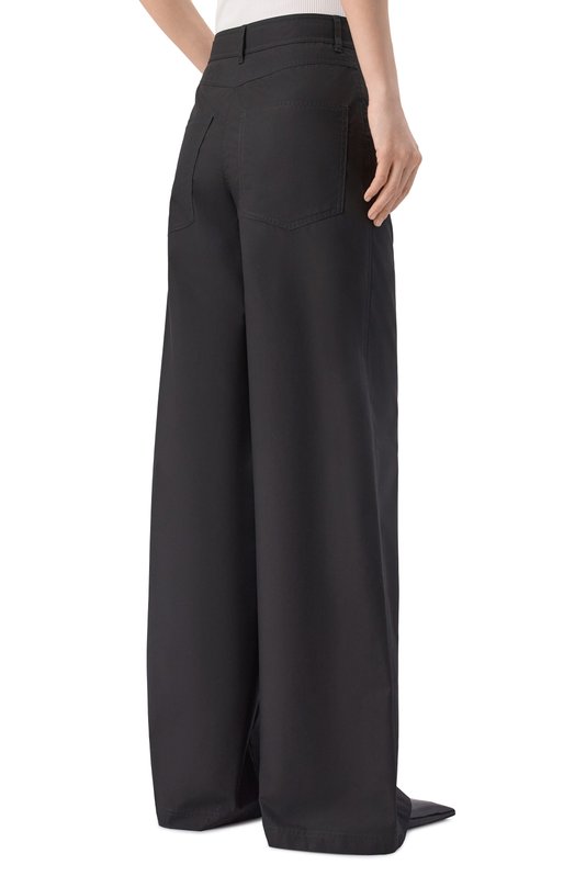 Хлопковые брюки MSGM 4042MDP05X/267112 Чёрный  4042MDP05X/267112 Фото 4