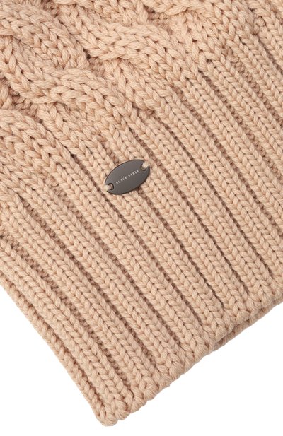 Шерстяная шапка mona с отделкой из соболя BLACK SABLE, арт. BS-24016, фото 3