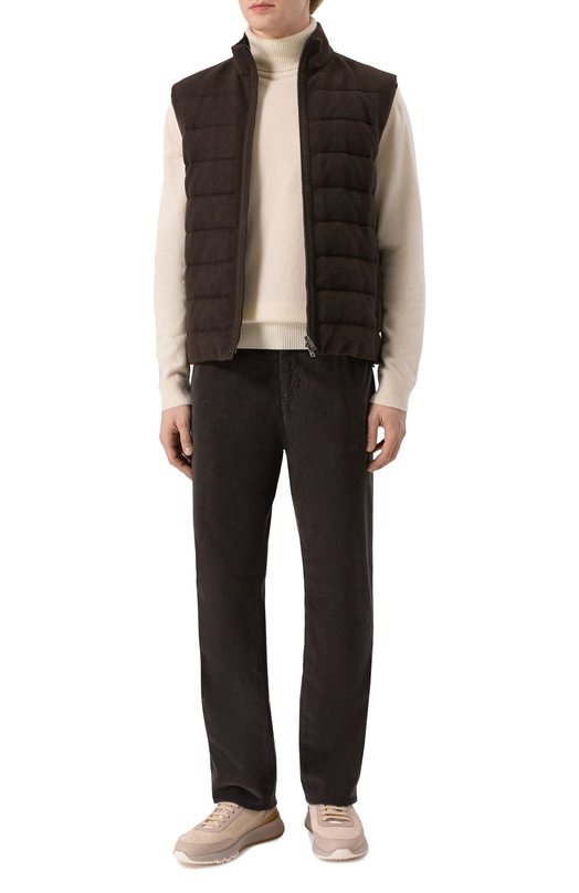 Вельветовые брюки Zilli J5T101M0193VZL002 Коричневый  J5T101M0193VZL002 Фото 2