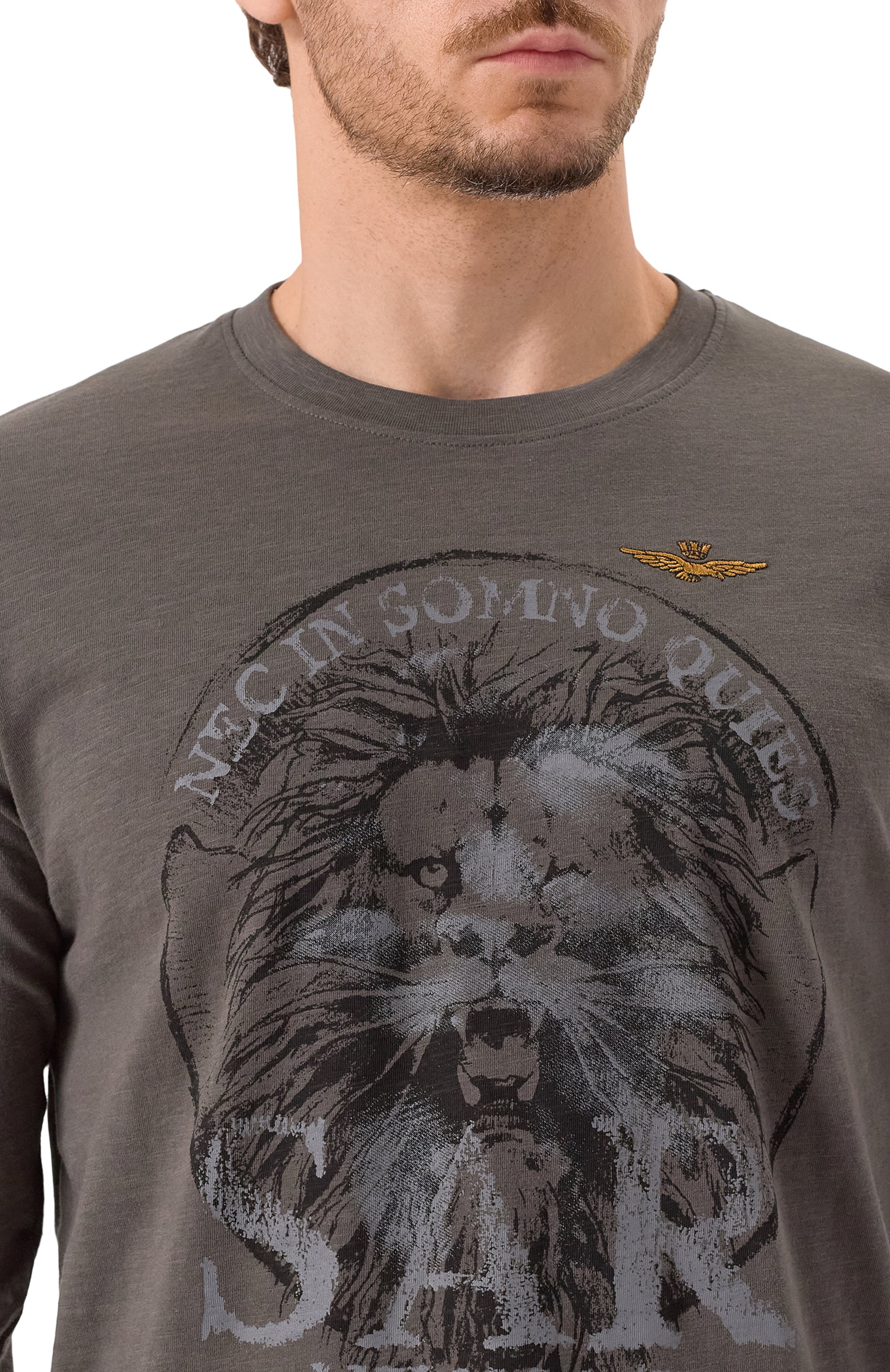 Хлопковый лонгслив AERONAUTICA MILITARE, арт. TS2485UJ00708, фото 5