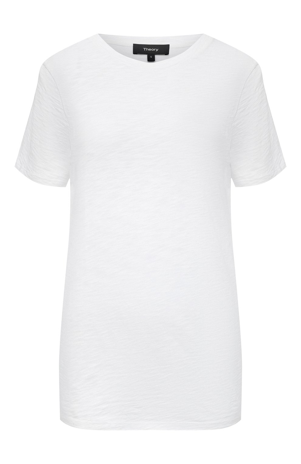 Хлопковая футболка THEORY белого цвета по цене 12600 руб., арт. K0324517, фото 1 Хлопковая футболка THEORY, арт. K0324517, фото 1