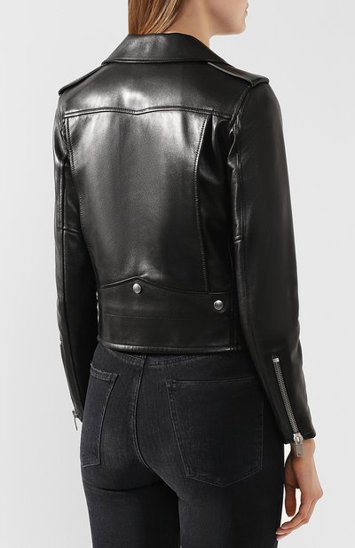 Кожаная куртка SAINT LAURENT, арт. 397287/Y5YA2, фото 4