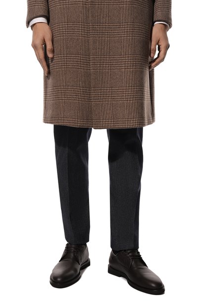 Кожаные дерби STEFANO RICCI темно-коричневого цвета по цене 122000 руб., арт. US727G5171/VTS, фото 3 Кожаные дерби STEFANO RICCI, арт. US727G5171/VTS, фото 3