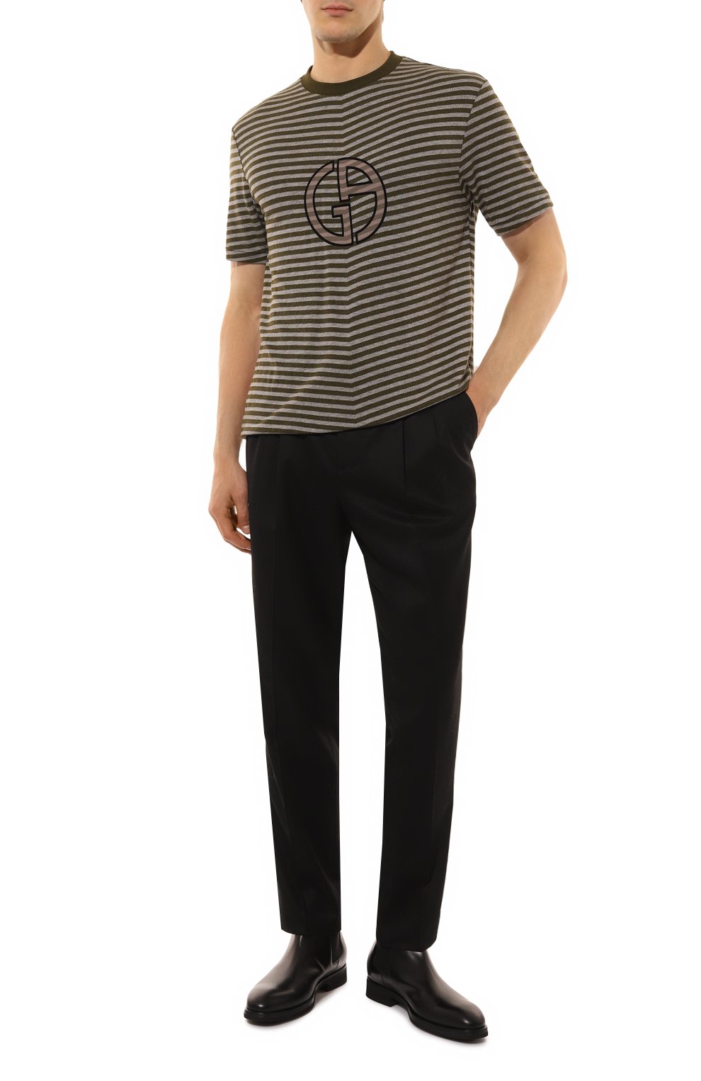 Футболка из вискозы GIORGIO ARMANI, арт. GM000244/TE11583, фото 2