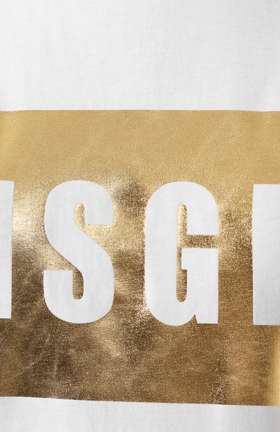 Хлопковая футболка MSGM, арт. 2841MDM95 207298, фото 5