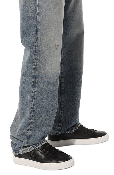 Кожаные кеды ROBERTO CAVALLI, арт. 20719 D, фото 3