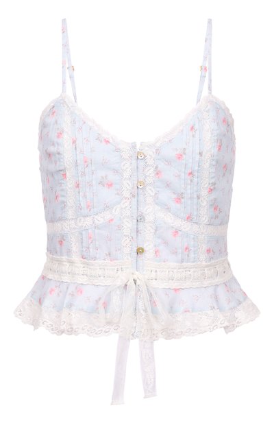 Женский хлопковый топ LOVE SHACK FANCY, арт. T1519-3120