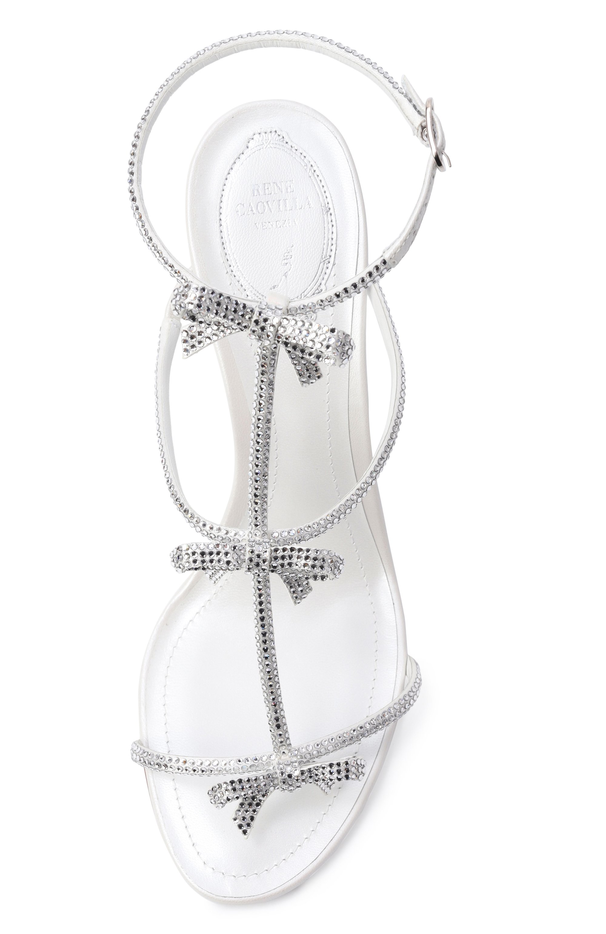 Текстильные босоножки caterina 80 RENE CAOVILLA, арт. C12584-080/R001, фото 6