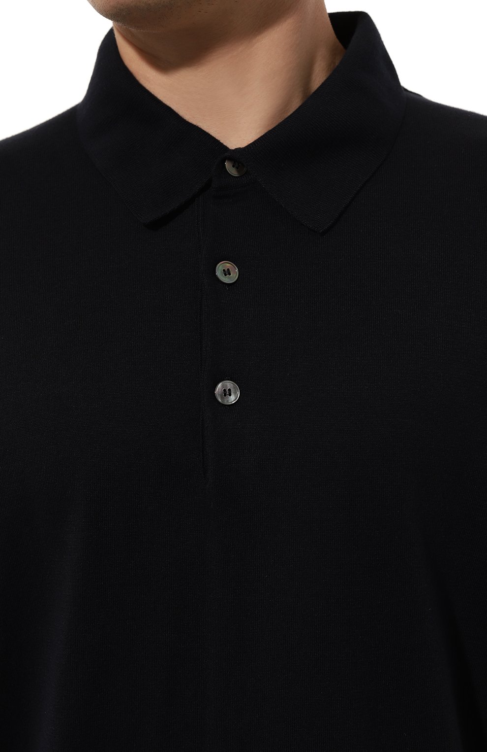 Хлопковое поло ZEGNA, арт. E8C90A7/C32, фото 5