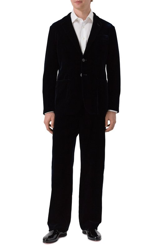 Брюки из вискозы Giorgio Armani GM000121/TE10046 Синий  GM000121/TE10046 Фото 2