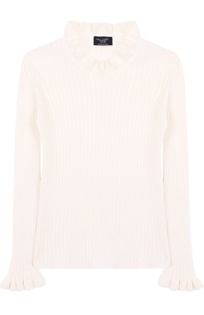 Пуловер из смеси хлопка и кашемира фактурной вязки DAL LAGO, арт. R505/2925/7-XS, фото 1