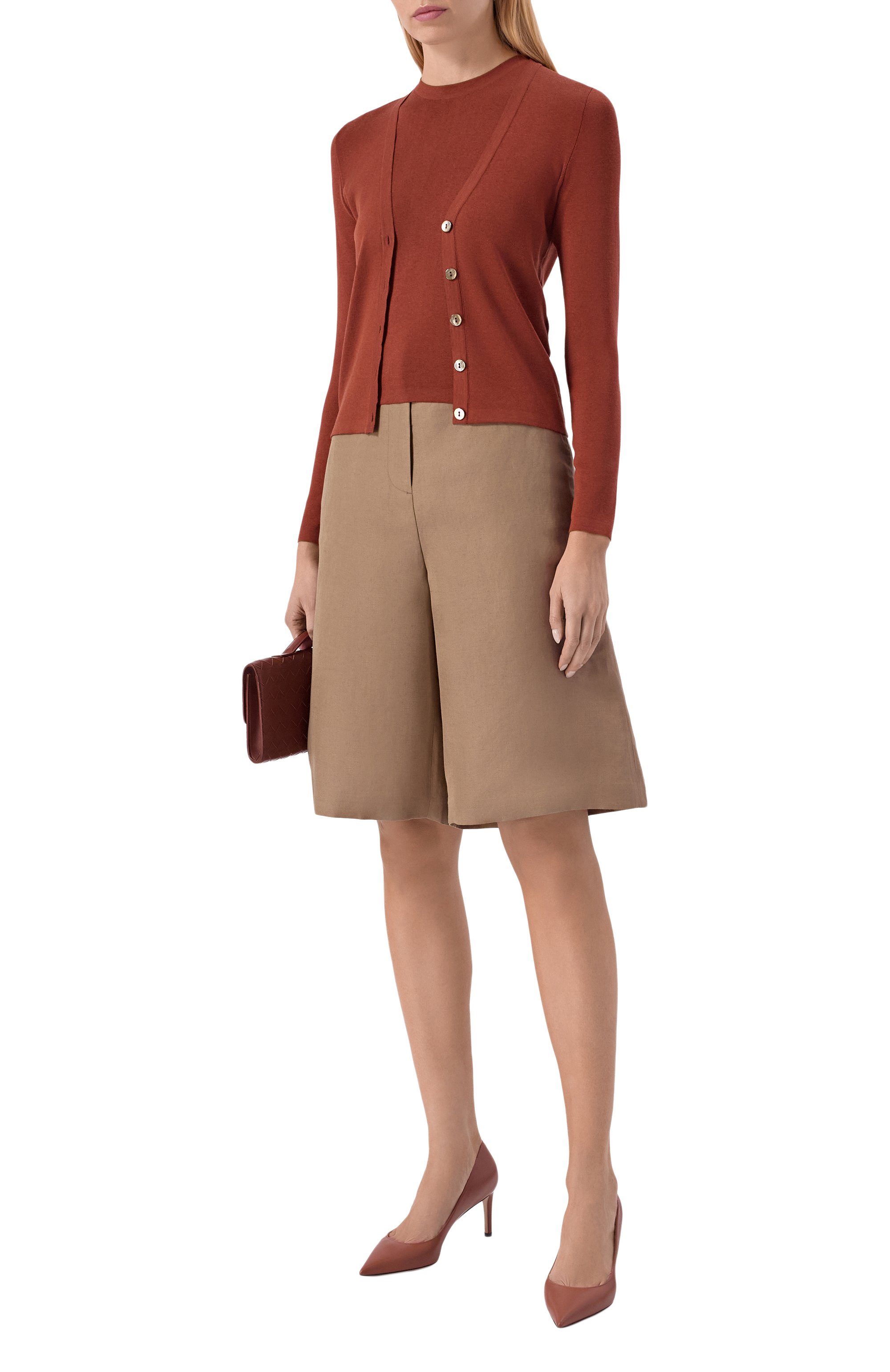 Шорты изо льна и шелка MVST, арт. M26.2PW.T011/F123, фото 2