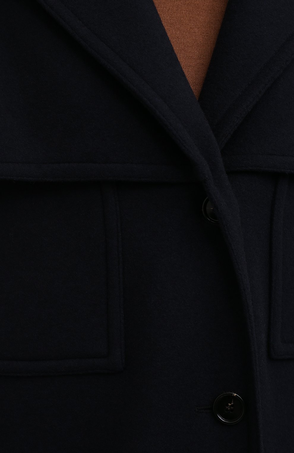 Кашемировое полупальто tedburn BURBERRY темно-синего цвета по цене 344000 руб., арт. 8043141, фото 5 Кашемировое полупальто tedburn BURBERRY, арт. 8043141, фото 5