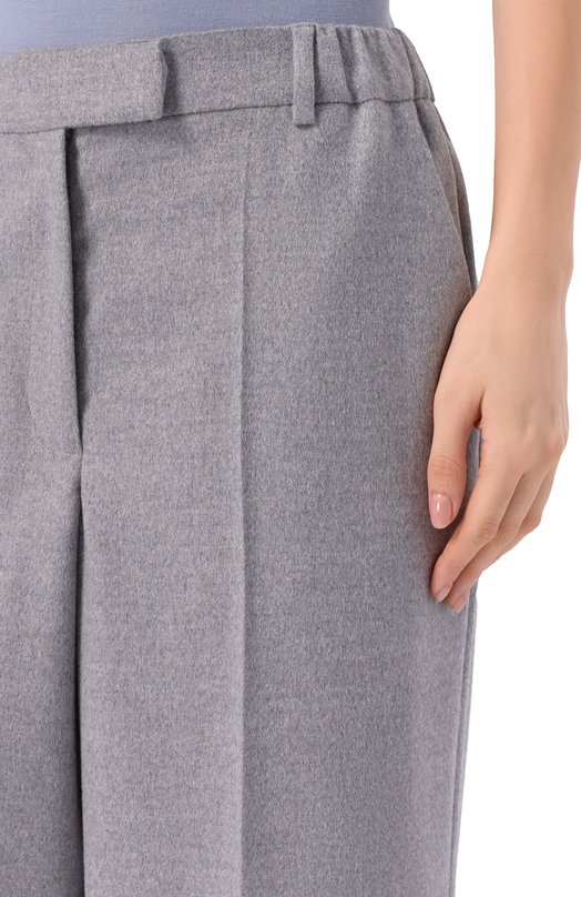 Брюки из шерсти и шелка Shervarli TR26-0020 Серый  TR26-0020 Фото 5