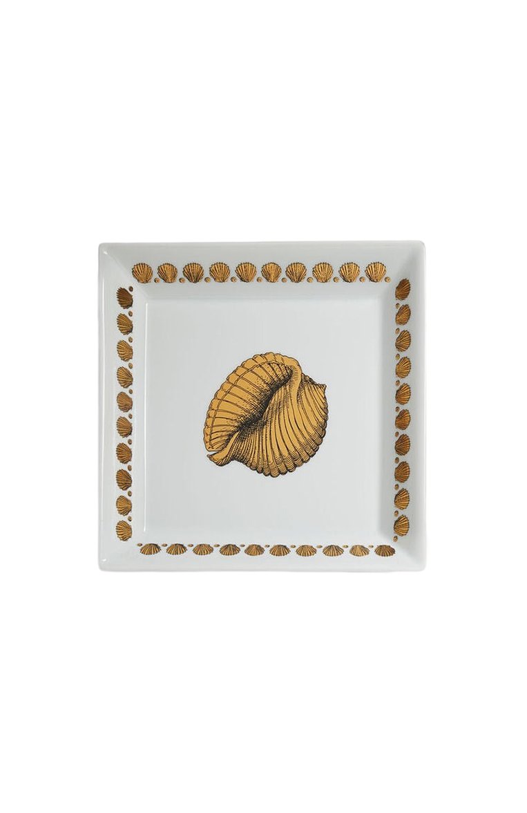 Мелочница giro di conchiglie FORNASETTI белого цвета, арт. P32Z125 | Фото 1 (Нос: Не проставлено; Региональные ограничения белый список (Axapta Mercury): Не проставлено; Ограничения доставки: fragile-2)