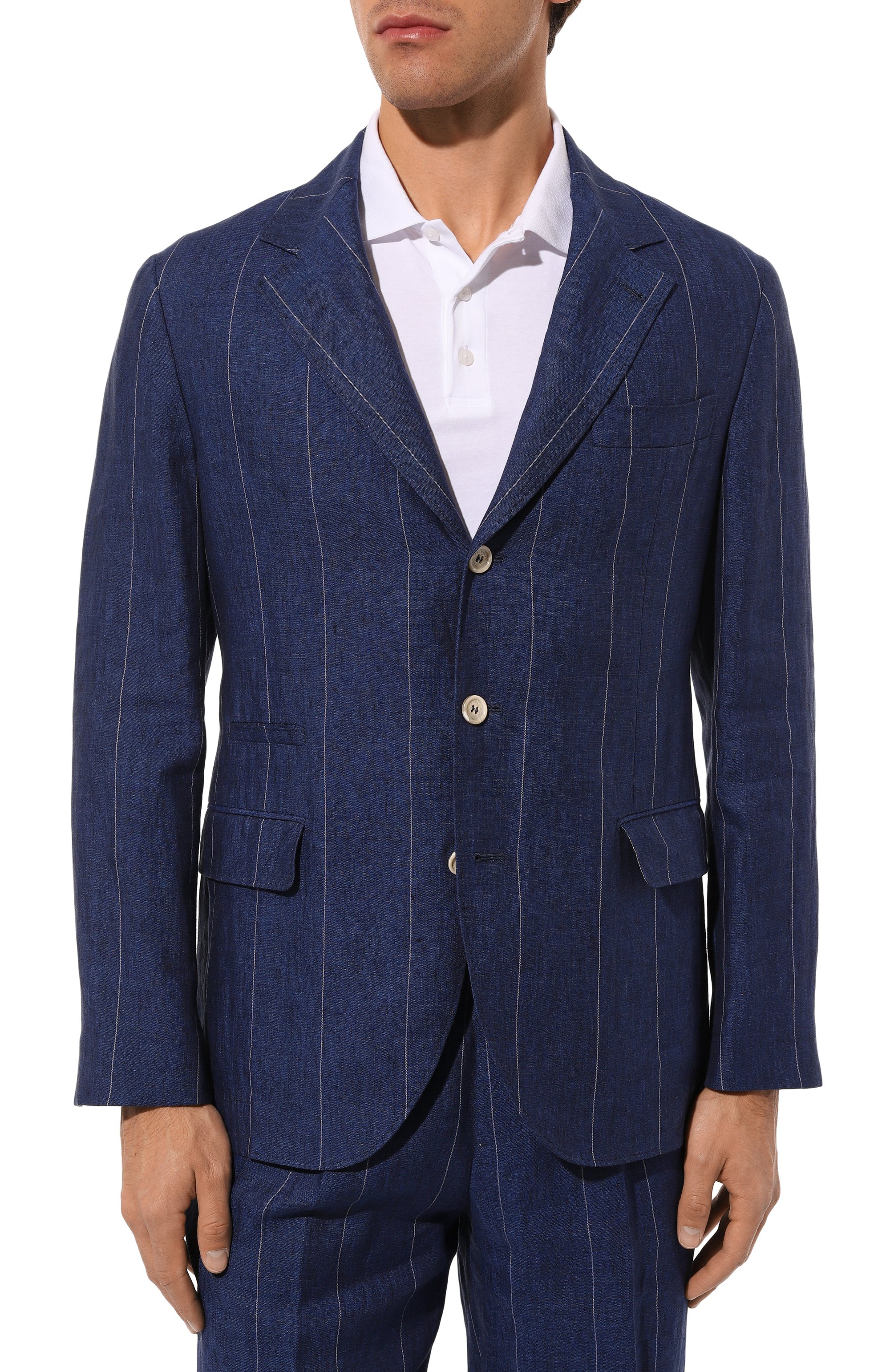Льняной костюм BRUNELLO CUCINELLI, арт. MB400LDTR, фото 4