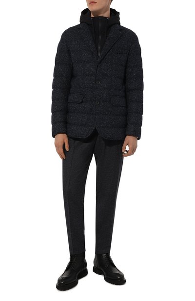 Пуховик из шерсти и шелка HERNO, арт. PI00083UR/33337, фото 2