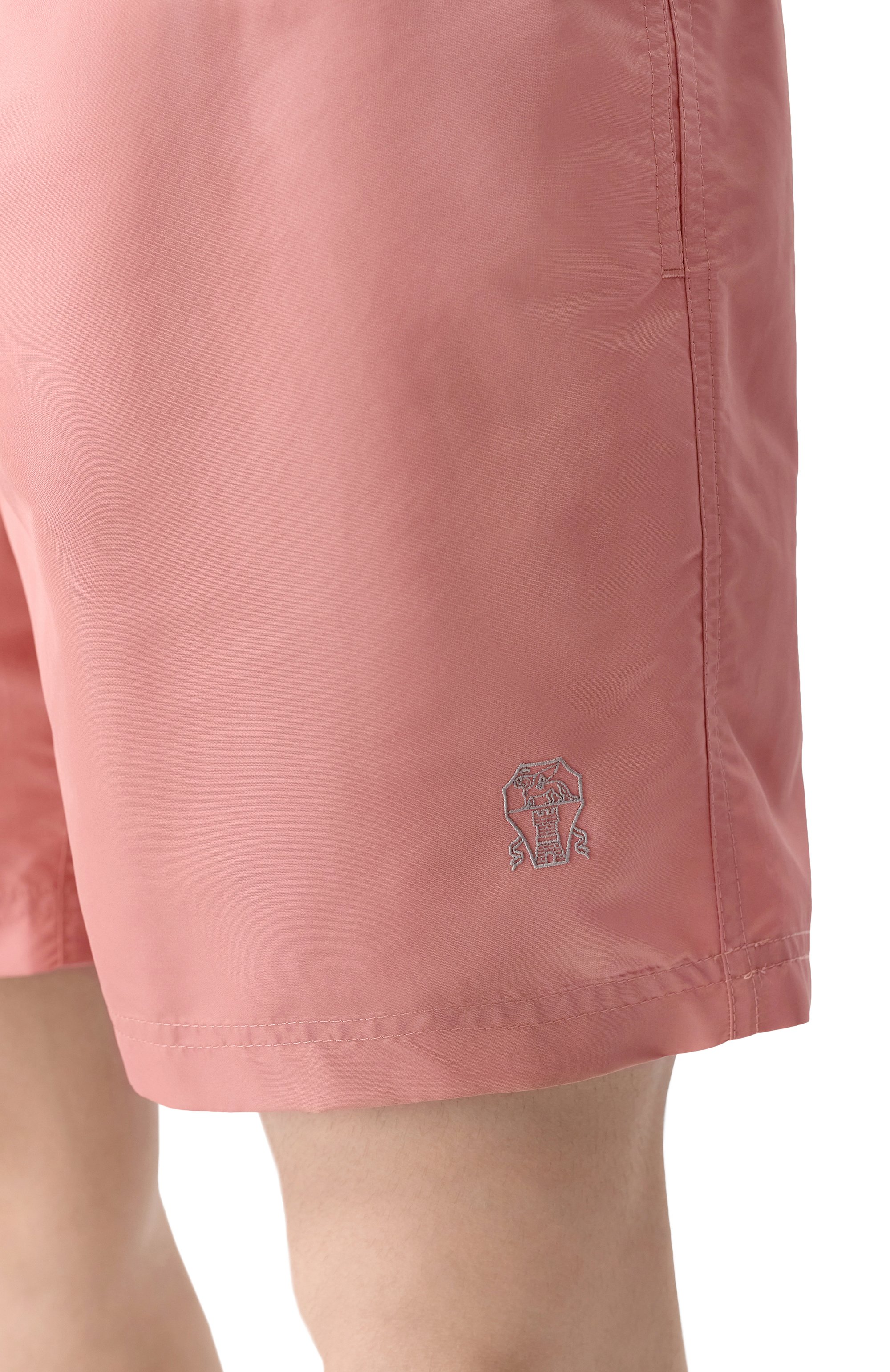 Плавки-шорты BRUNELLO CUCINELLI кораллового цвета по цене 49250 руб., арт. MW817043, фото 4 Плавки-шорты BRUNELLO CUCINELLI, арт. MW817043, фото 4