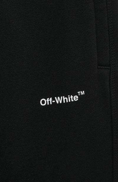 Хлопковые джоггеры OFF-WHITE, арт. OBCH001C99FLE0011001, фото 3