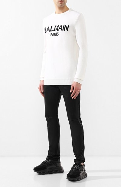 Текстильные кроссовки chain reaction VERSACE, арт. DSU7071E/D7CTG, фото 2