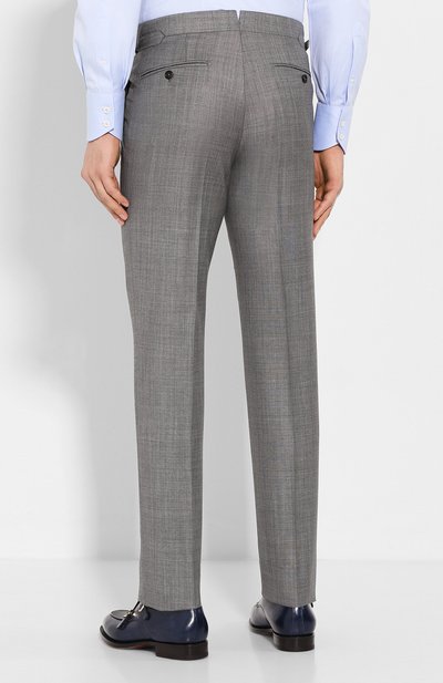 Шерстяной костюм TOM FORD серого цвета по цене 361000 руб., арт. 722R03/21YA4C, фото 5 Шерстяной костюм TOM FORD, арт. 722R03/21YA4C, фото 5